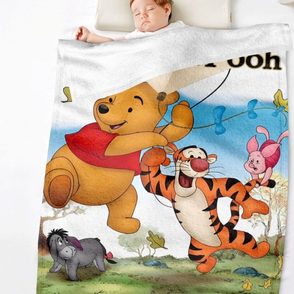 Winnie The Pooh Soft throw blanket